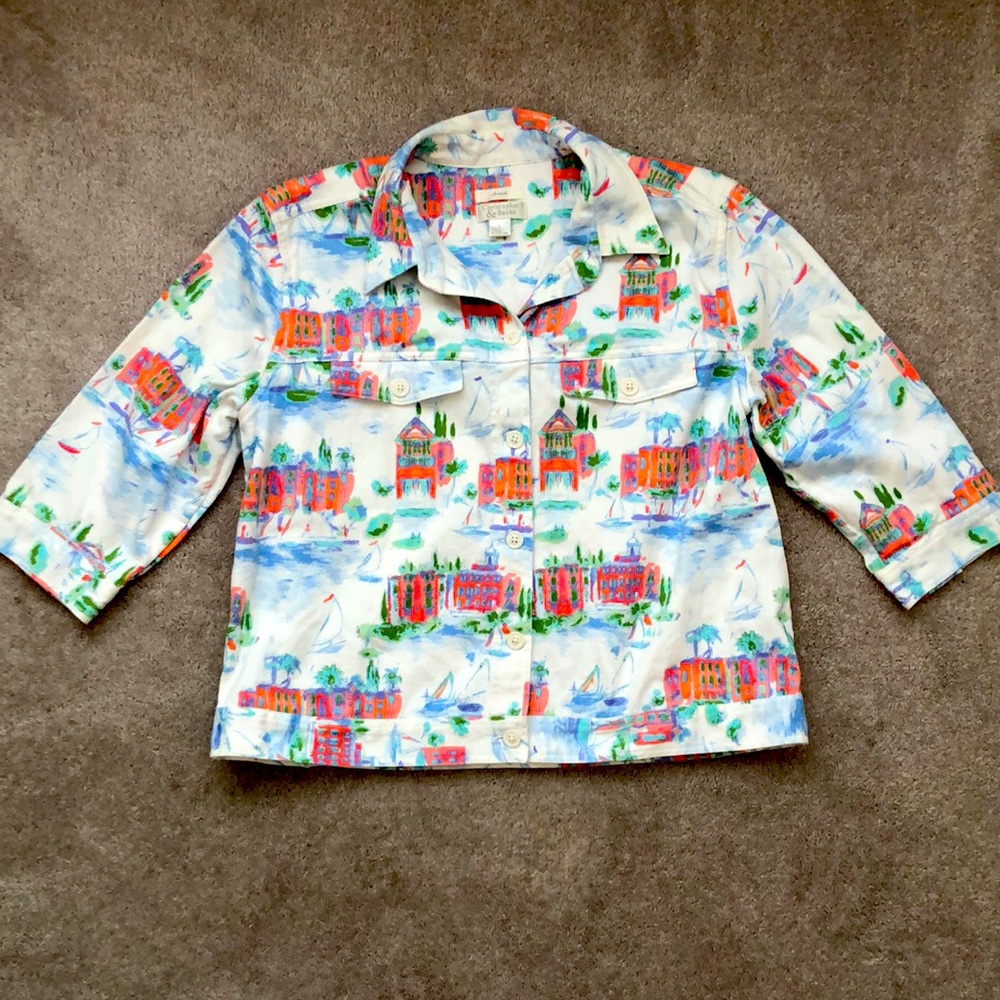 Christopher & Banks Button Up Blazer